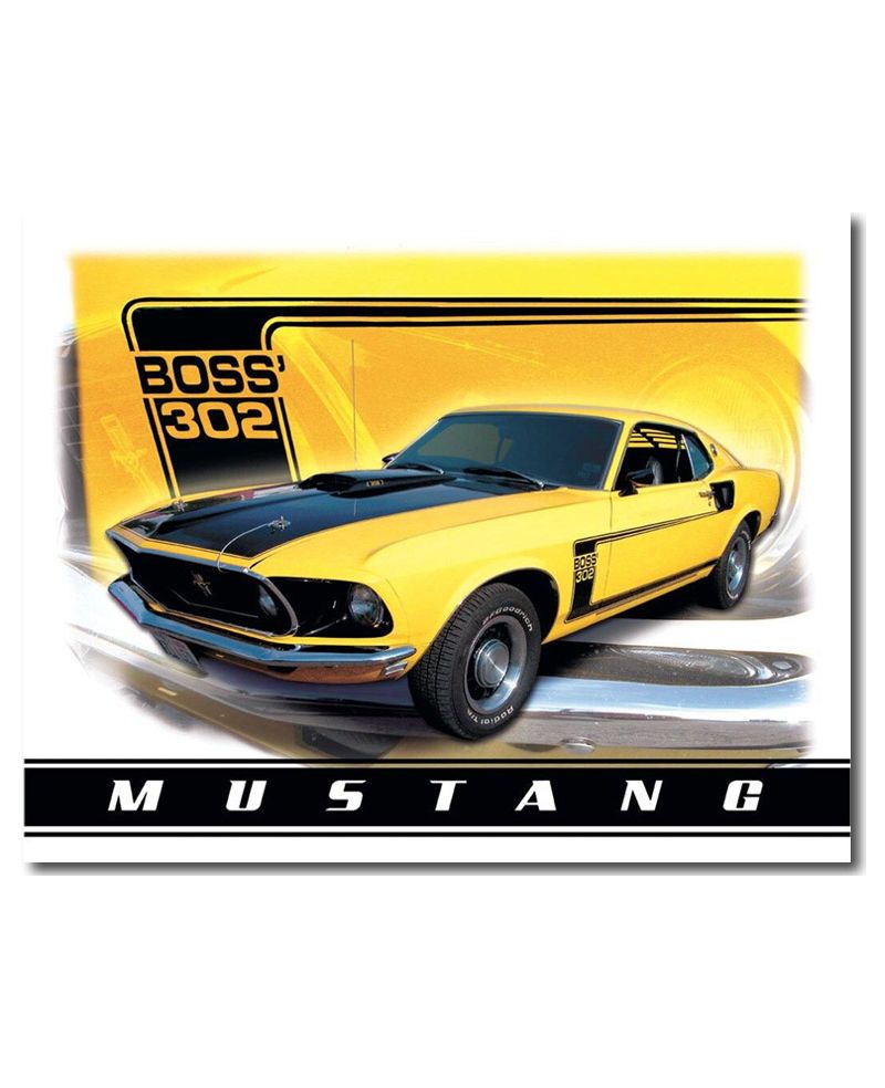 Plechová cedule Ford Mustang Boss 302