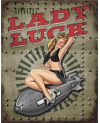 Tablica metalowa Legends Lady Luck 40 cm x 32 cm