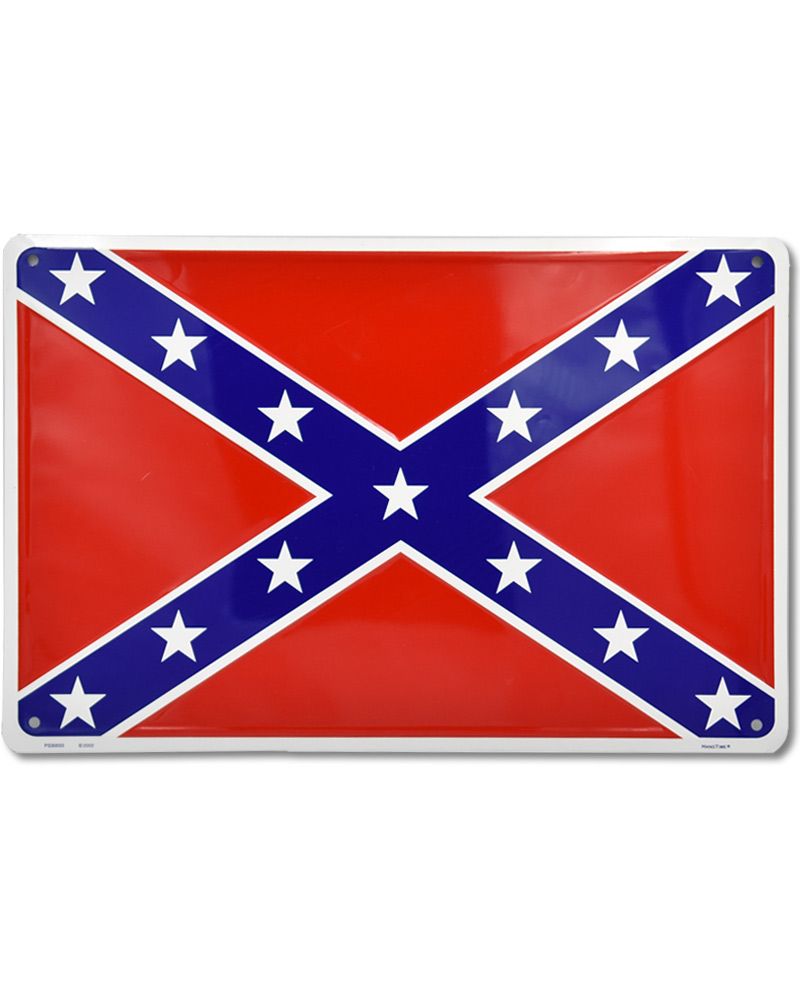 Tablica metalowa Confederate Flag 45 cm x 30 cm