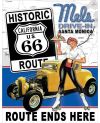 Tablica metalowa Mels Diner - Route 66 40 cm x 32 cm