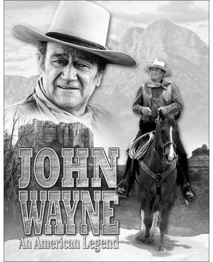 Tablica metalowa John Wayne American Legend 40 cm x 32 cm