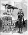 Tablica metalowa John Wayne American Legend 40 cm x 32 cm