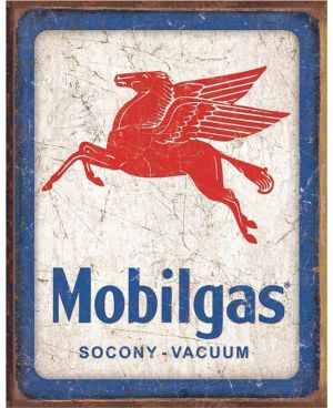 Tablica metalowa Mobilgas Pegasus 32 cm x 40 cm