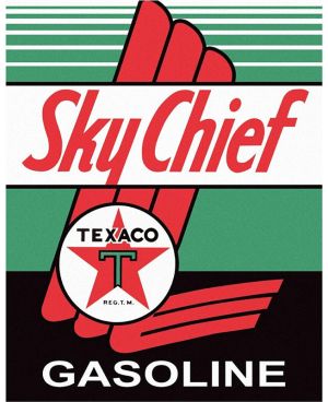 Tablica metalowa Texaco - Sky Chief 32 cm x 40 cm