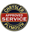 Plechová cedule Chrysler Plymouth Service 30cm