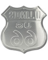 Tablica metalowa Route 66 Illinois Shield 30 cm x 30 cm