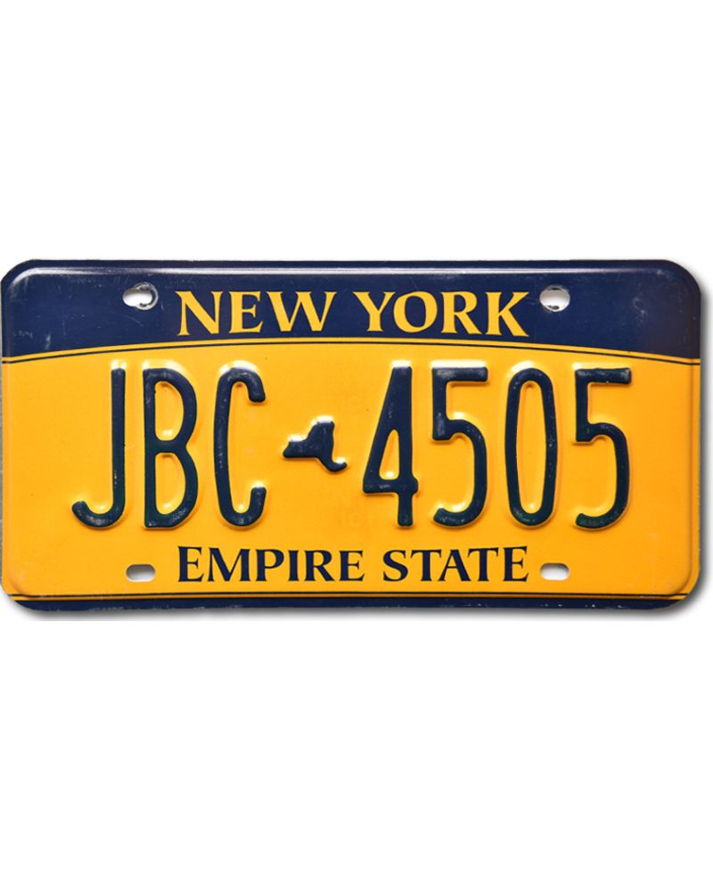 Tablica rejestracyjna USA New York JBC 4505