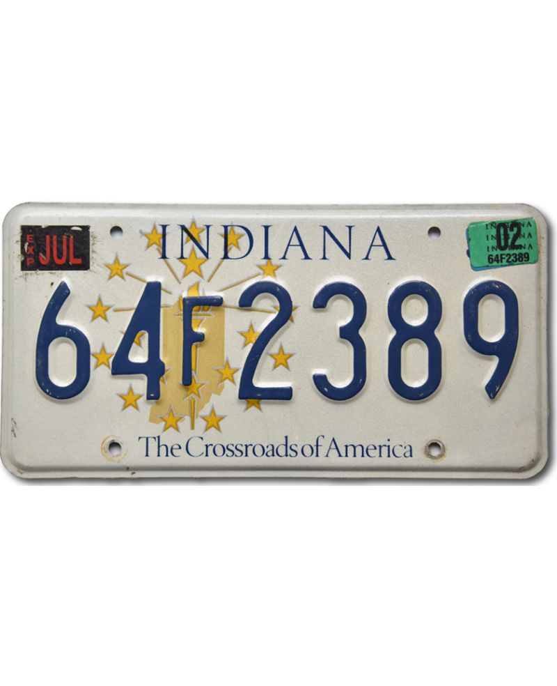 Tablica rejestracyjna USA Indiana The Crossroads