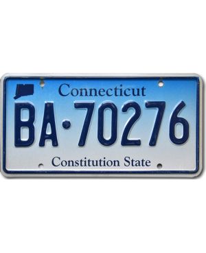 Tablica rejestracyjna USA Connecticut BA-70276