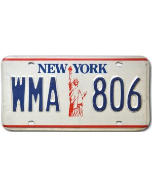 Tablica rejestracyjna USA New York Liberty WMA 806