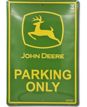 Tablica metalowa John Deere Parking Only 45 cm x 30 cm