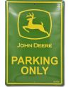 Tablica metalowa John Deere Parking Only 45 cm x 30 cm