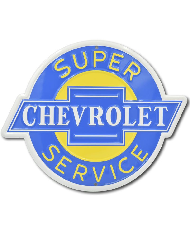 Tablica metalowa Chevrolet Super Service 30 cm