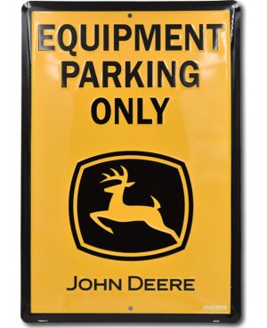 Tablica metalowa John Deere Equipment Only 45 cm x 30 cm