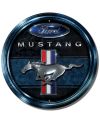 Tablica metalowa Ford Mustang Blue 30 cm