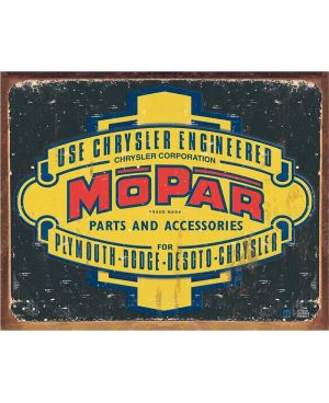 Plechová cedule Mopar 37-47 Logo 40 cm x 32 cm