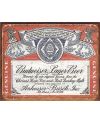 Plechová cedule Budweiser Historic Label 32 cm x 40 cm