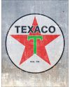 Tablica metalowa Texaco Grey Weathered 32 cm x 40 cm