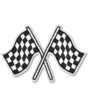 Naszywka Racing flags 7 cm x 5 cm