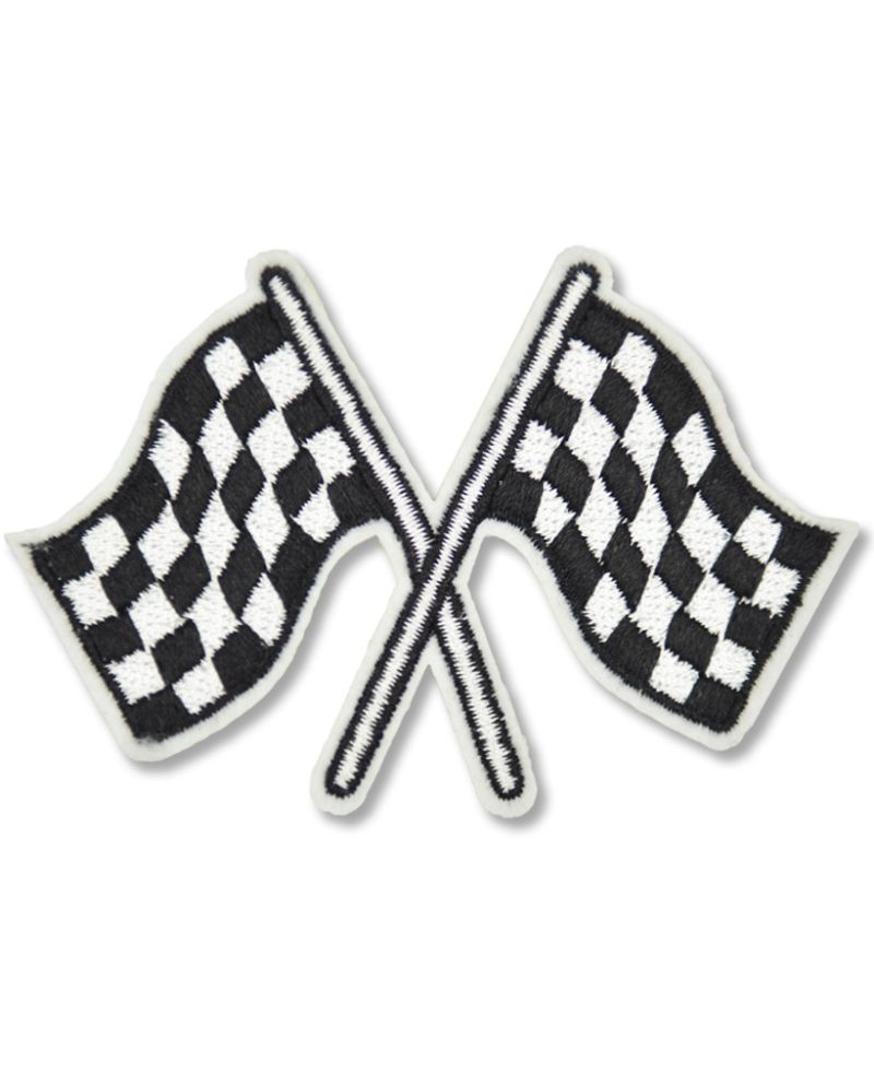 Naszywka Racing flags 7 cm x 5 cm