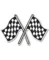 Naszywka Racing flags 7 cm x 5 cm