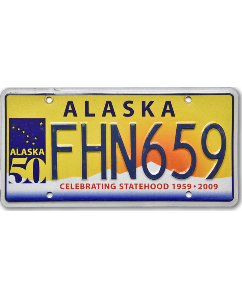 Americká SPZ Alaska 50 Statehood FHN659