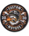 Moto nášivka American Eagle Customs Motors 10 cm