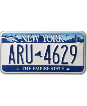 Tablica rejestracyjna USA New York The Empire State ARU 4629