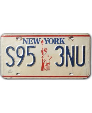 Tablica rejestracyjna USA New York Liberty S95 3NU