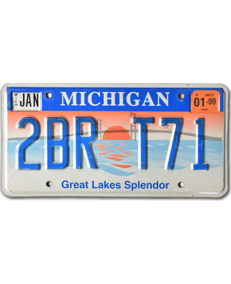 Americká SPZ Michigan Splendor 2BR T71