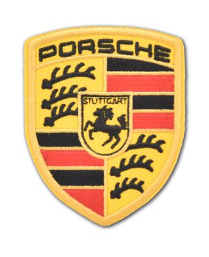 Naszywka Porsche logo 8 cm x 6 cm