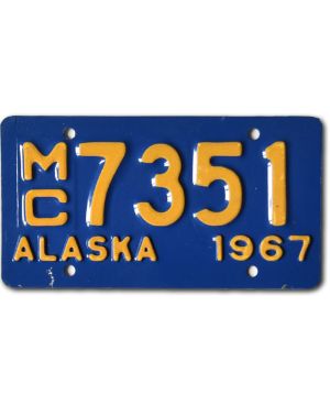 Moto americká SPZ Alaska 1967 Blue MC 7351