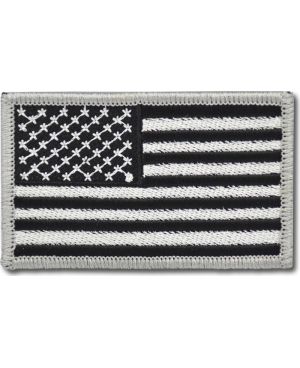 Naszywka US flag BW 8 cm x 5 cm