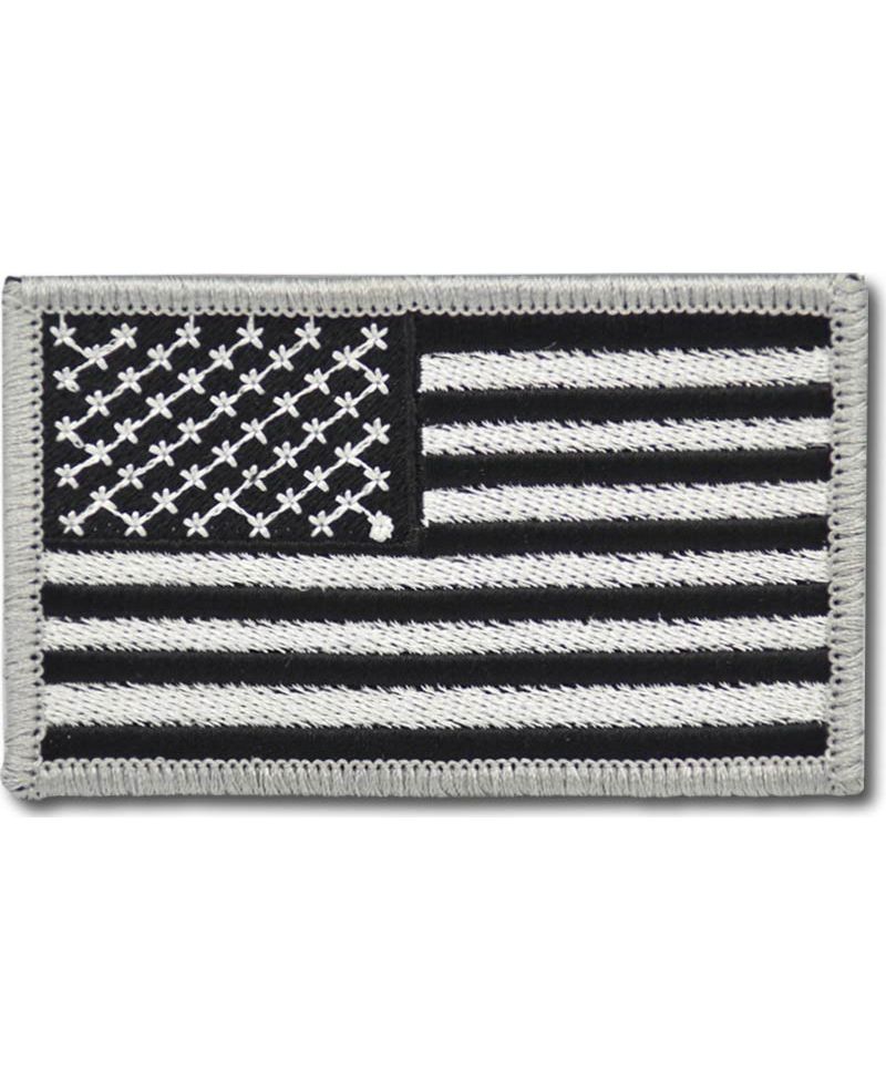 Naszywka US flag BW 8 cm x 5 cm