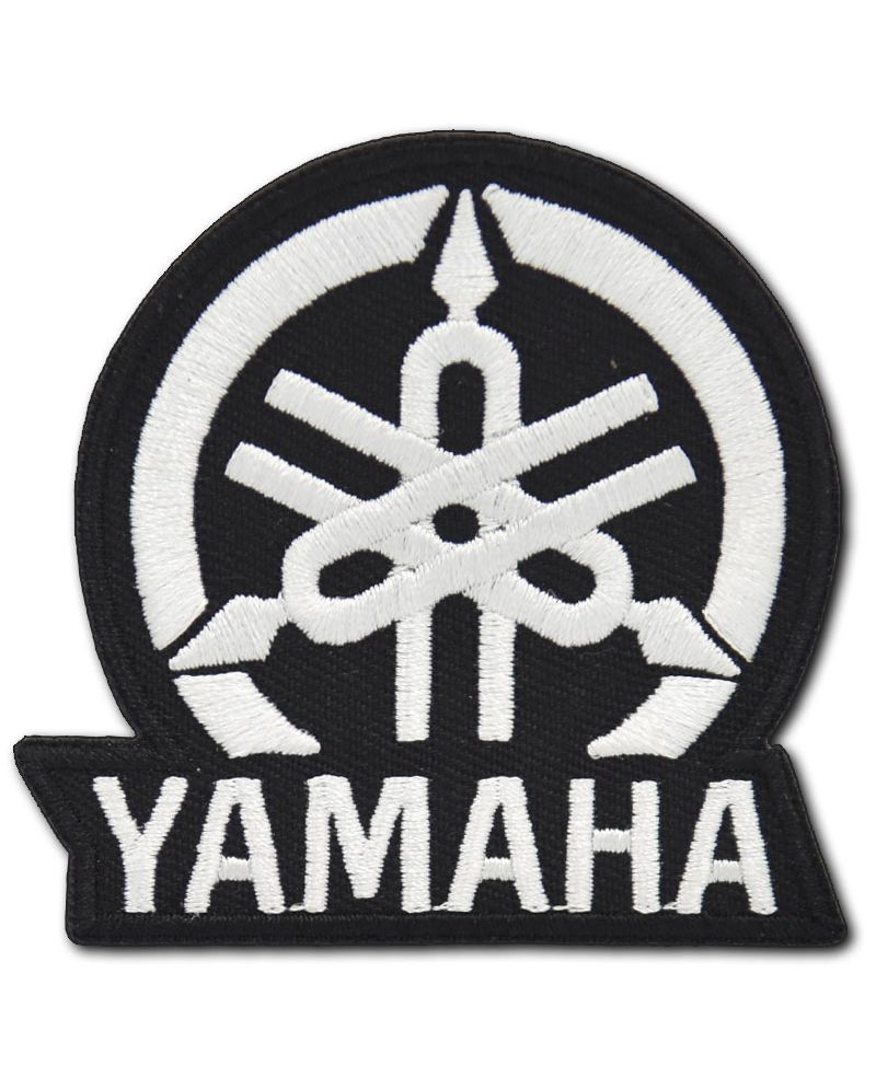 Naszywka Yamaha logo white 7 cm x 7 cm