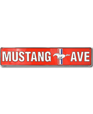 Tablica metalowa Ford Mustang Avenue 60 cm x 13 cm