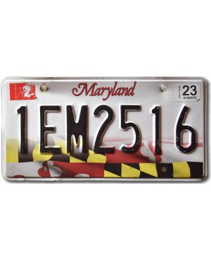 Tablica rejestracyjna USA Maryland Flag 1EM2516