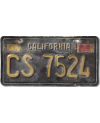 Tablica rejestracyjna USA California 1963 Black CS 7524