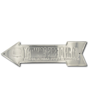 Plechová cedule John Deere Country arrow 15 cm x 50 cm