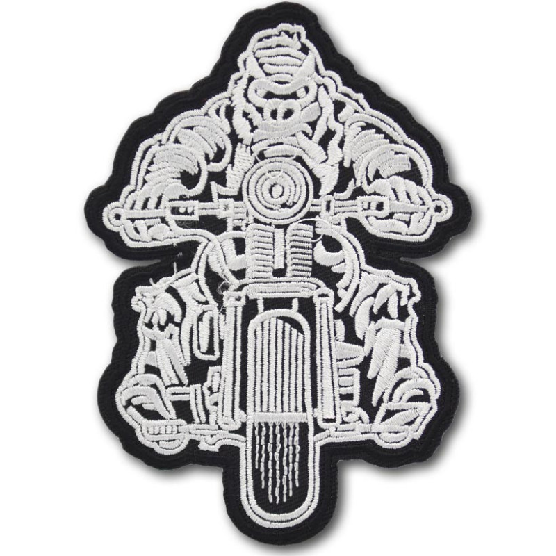 Moto nášivka Smoking Gorilla Bike 11 cm x 8 cm