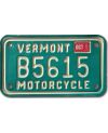 Motocyklowa Tablica Rejestracyjna USA Vermont B5615