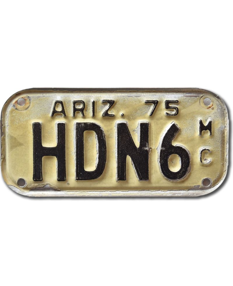 Moto americká SPZ Arizona 1975 HDN6 MC