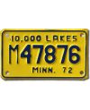 Motocyklowa Tablica Rejestracyjna USA Minnesotta M47876