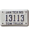 Motocyklowa Tablica Rejestracyjna USA Texas Tow Truck 13113