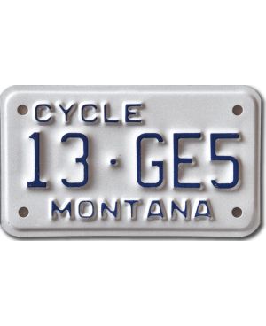 Motocyklowa Tablica Rejestracyjna USA Montana 13-GE5