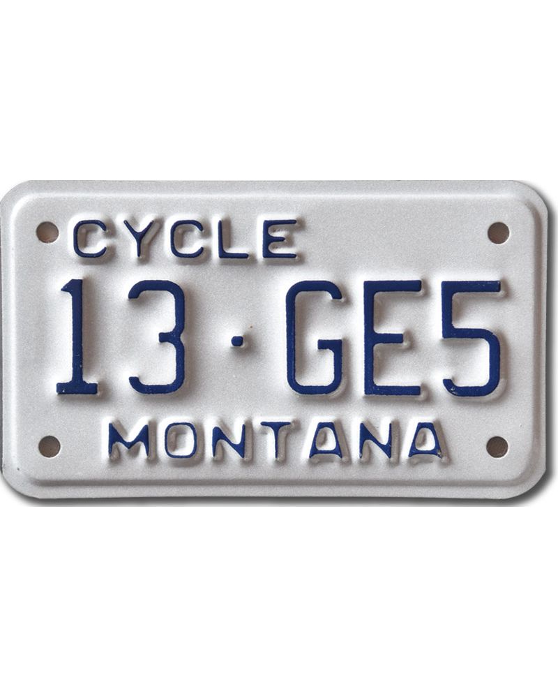 Motocyklowa Tablica Rejestracyjna USA Montana 13-GE5