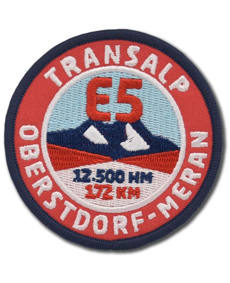 Naszywka E5 Transalp 7 cm