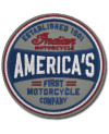 Moto nášivka Indian Americas First Motorcycle 9 cm
