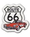 Naszywka Route 66 Corvette 9 cm x 9 cm