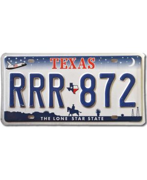 Tablica rejestracyjna USA Texas Horse RRR 872